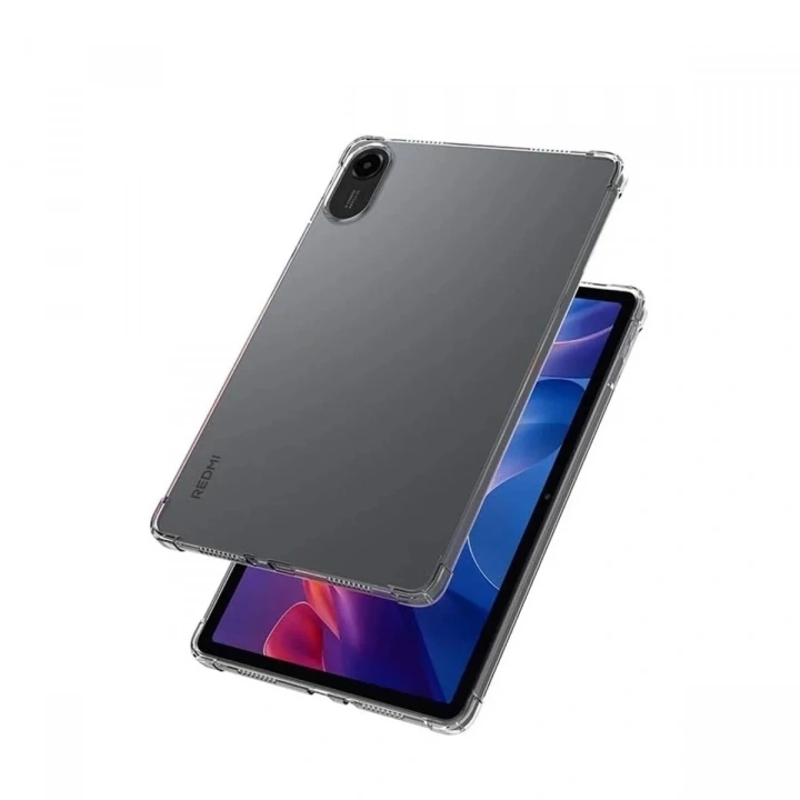 Mey İthalat®   Redmi Pad 2 Kılıf Anti Shock Tablet Silikon - Şeffaf