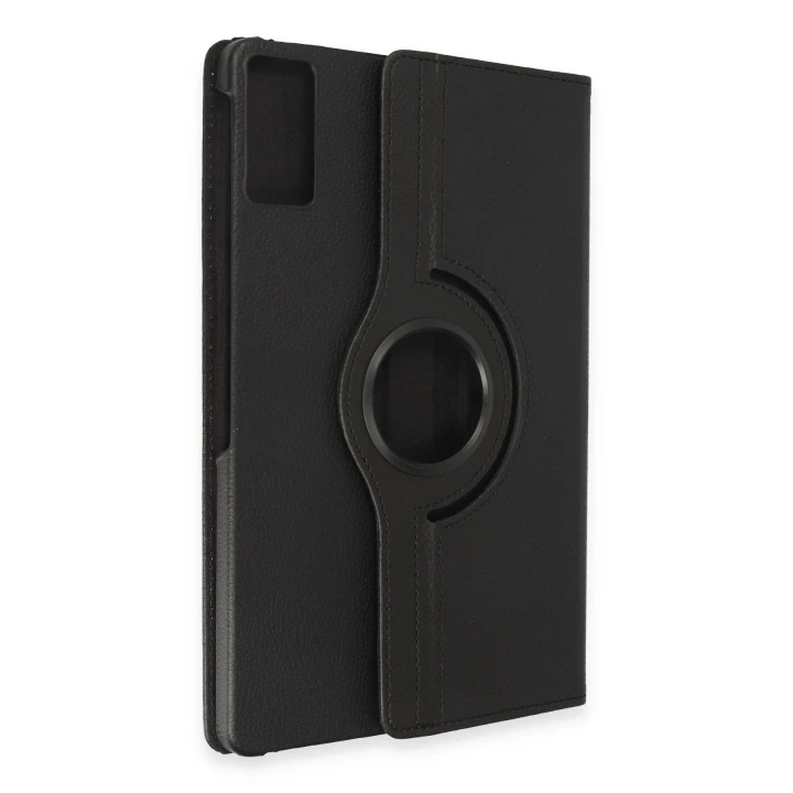 Mey İthalat®   Redmi Pad Kılıf 360 Tablet Deri Kılıf - Siyah