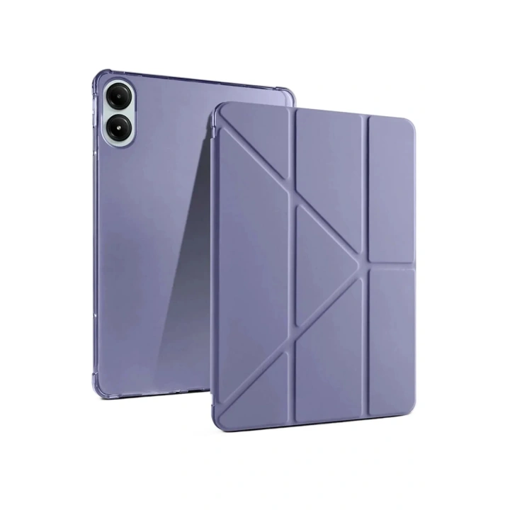 Mey İthalat®   Redmi Pad Pro 12.1 Kılıf Kalemlikli Mars Tablet Kılıfı - Lavender