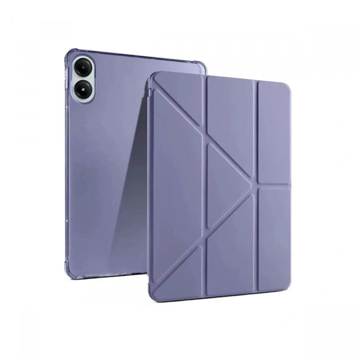 Mey İthalat®   Redmi Pad Pro 12.1 Kılıf Kalemlikli Mars Tablet Kılıfı - Lavender