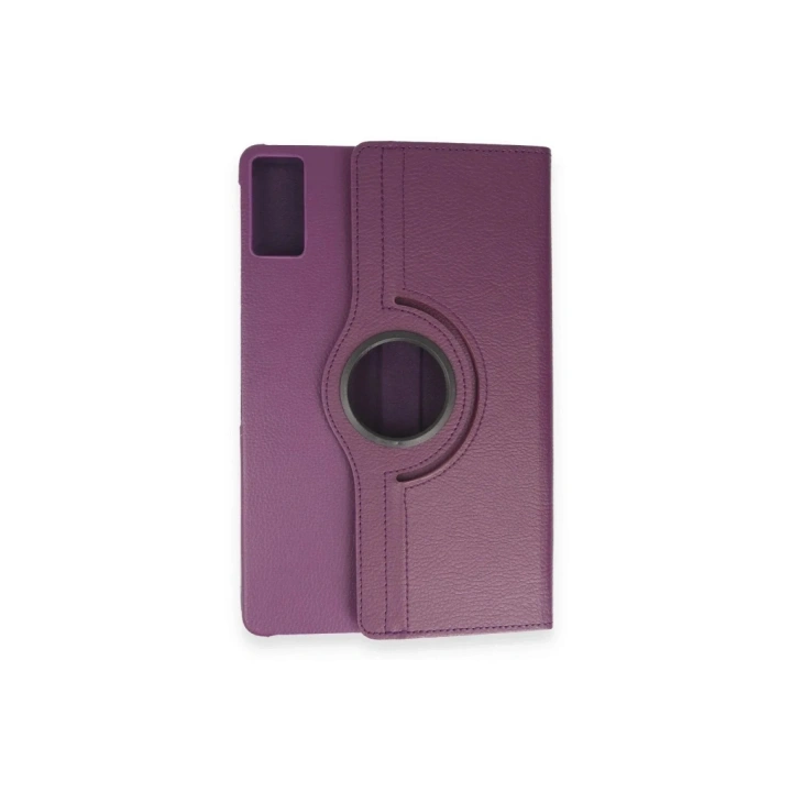 Mey İthalat®   Redmi Pad SE 4G Kılıf 360 Tablet Deri Kılıf - Mürdüm