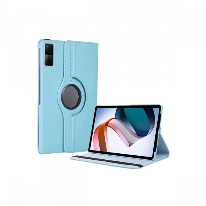 Mey İthalat®   Redmi Pad SE 4G Kılıf 360 Tablet Deri Kılıf - Turkuaz