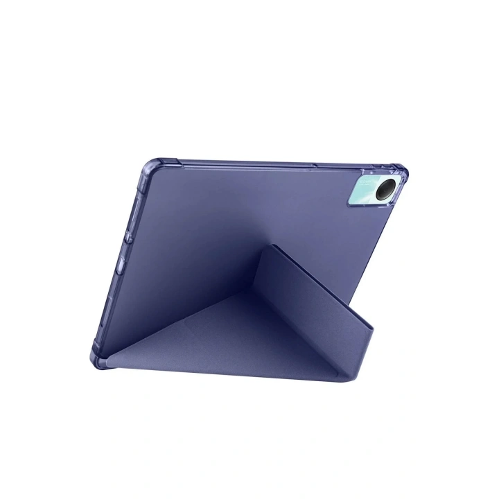 Mey İthalat®   Redmi Pad SE 4G Kılıf Kalemlikli Mars Tablet Kılıfı - Lacivert