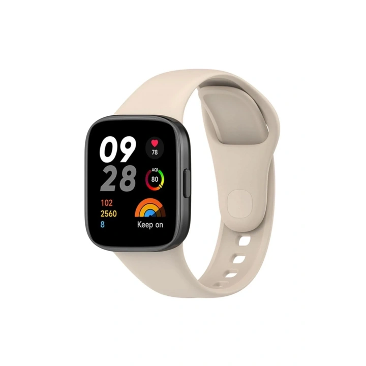 Mey İthalat®   Redmi Watch 3 Klasik Kordon - Bej