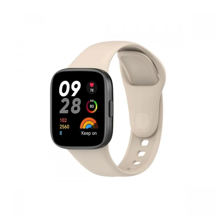 Mey İthalat®   Redmi Watch 3 Klasik Kordon - Bej