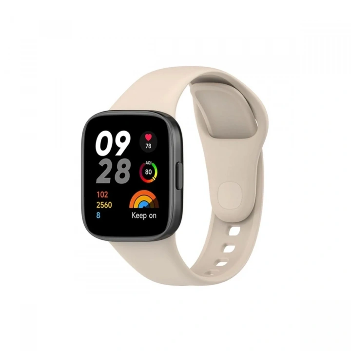 Mey İthalat®   Redmi Watch 3 Klasik Kordon - Bej