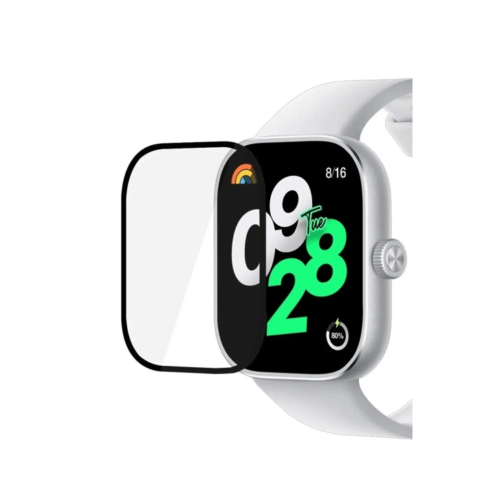 Mey İthalat®   Redmi Watch 4 Polymer Nano Ekran Koruyucu - Şeffaf