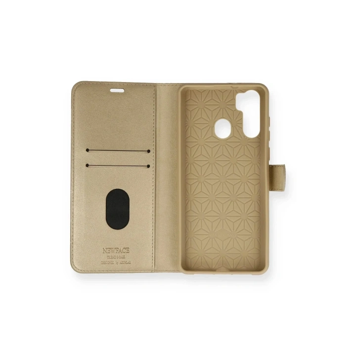 Mey İthalat®  Reeder P13 Blue Max Kılıf Trend S Plus Kapaklı Kılıf - Gold