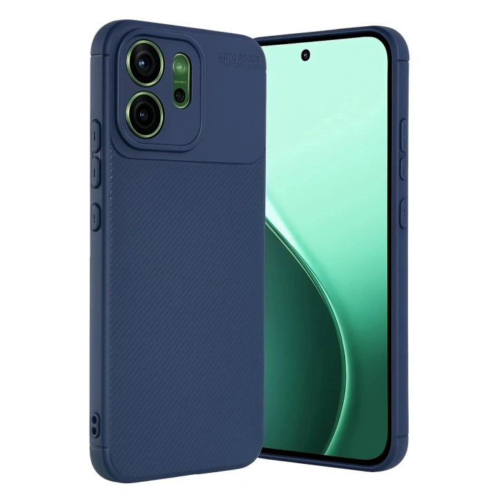 Mey İthalat®   Reno 14 Auto Focus Karbon Kapak - Lacivert