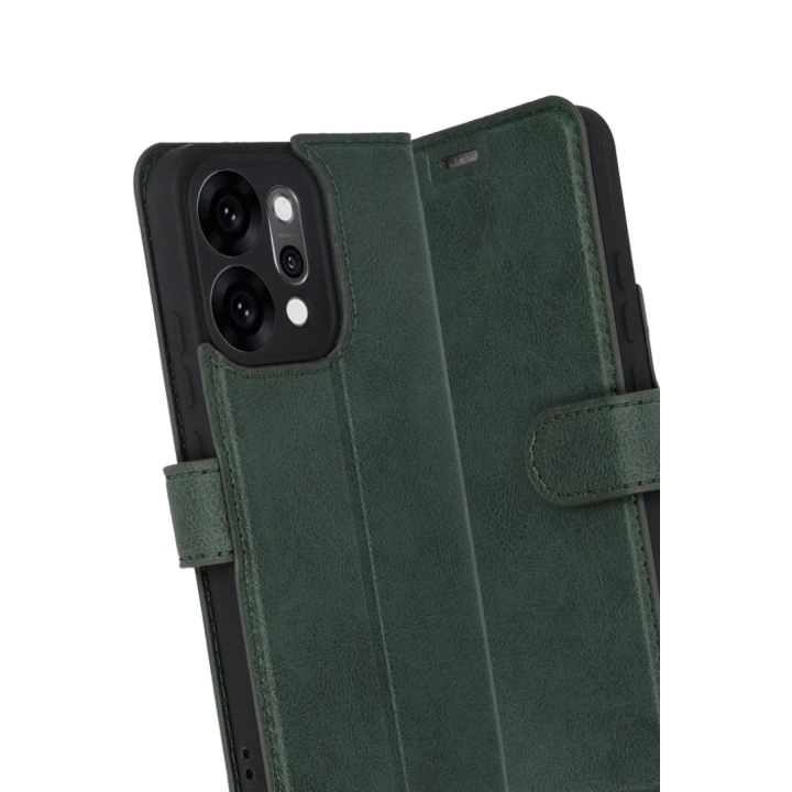 Mey İthalat®   Reno 14 Trend S Plus Kapaklı Kılıf - Yeşil