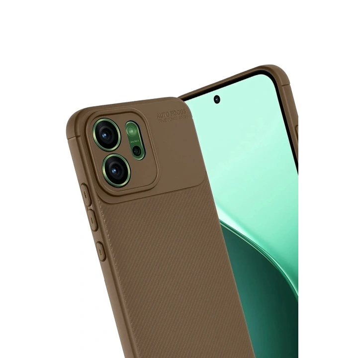 Mey İthalat®   Reno 14F Auto Focus Karbon Kapak - Kahverengi