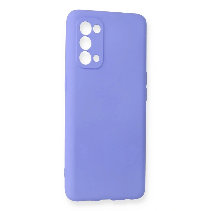 Mey İthalat®   Reno 5 Kılıf First Silikon - Lila