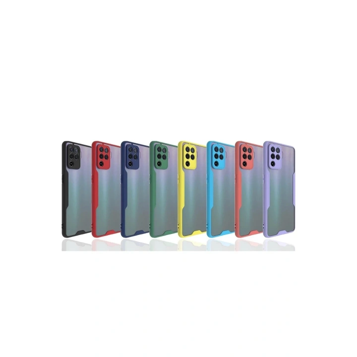 Mey İthalat®   Reno 5 Lite Kılıf Platin Silikon - Sarı
