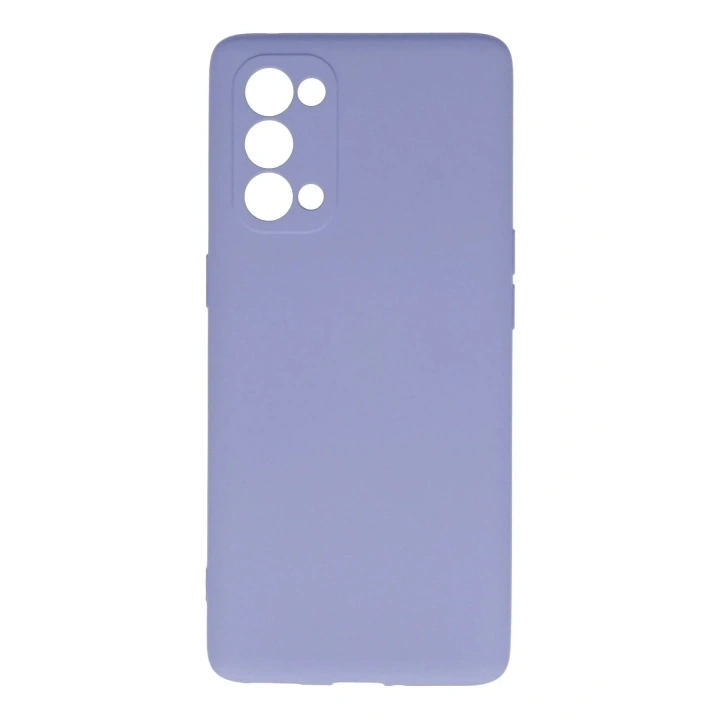 Mey İthalat®   Reno 5 Pro Kılıf Nano içi Kadife Silikon - Lila