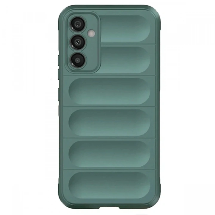 Mey İthalat®  Samsung A56 Kılıf Optimum Silikon - Koyu Yeşil
