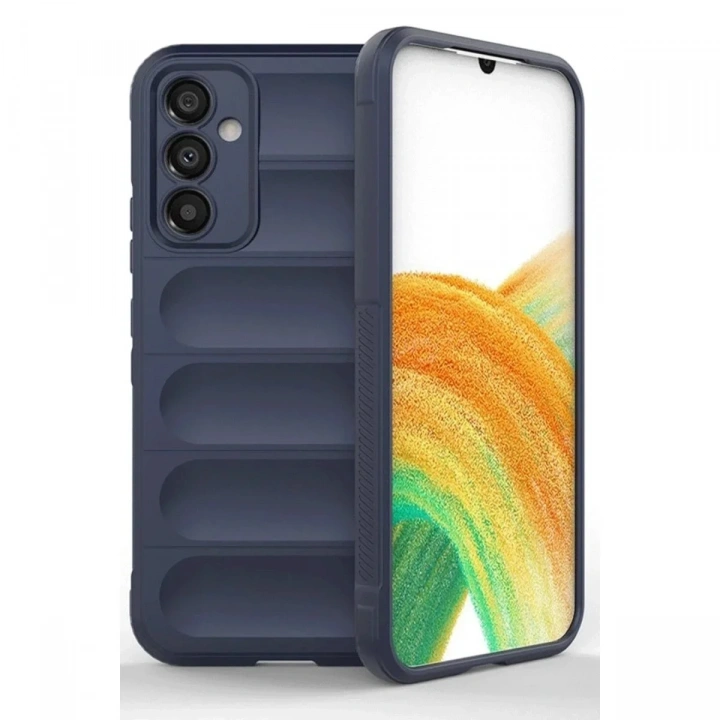 Mey İthalat®  Samsung A56 Kılıf Optimum Silikon - Lacivert