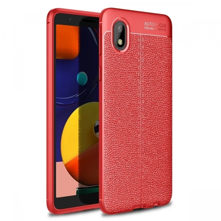 Mey İthalat®  Samsung Galaxy A01 Core Kılıf Auto Focus Kapak - Kırmızı