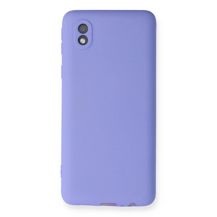 Mey İthalat®  Samsung Galaxy A01 Core Kılıf First Silikon - Lila