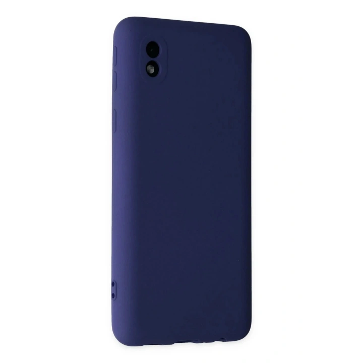 Mey İthalat®  Samsung Galaxy A01 Core Kılıf Nano içi Kadife Silikon - Lacivert