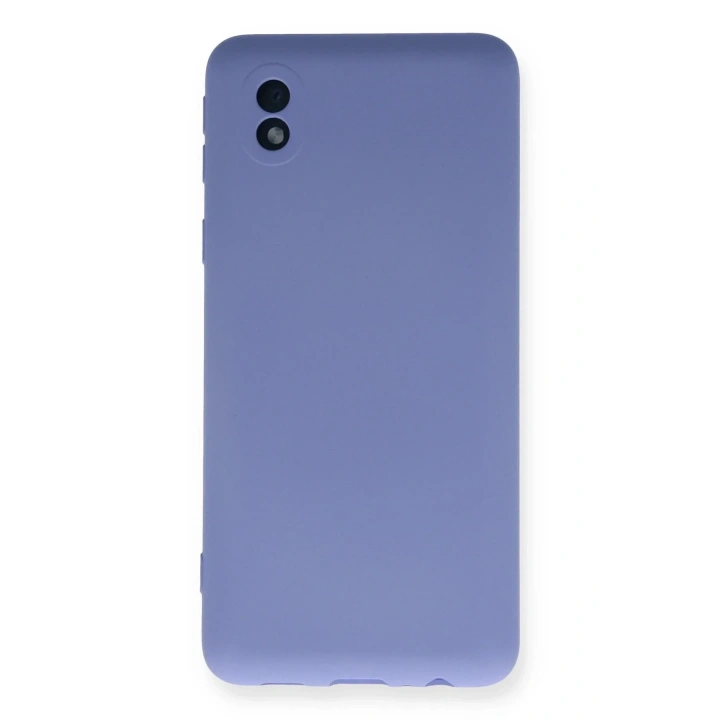 Mey İthalat®  Samsung Galaxy A01 Core Kılıf Nano içi Kadife Silikon - Lila