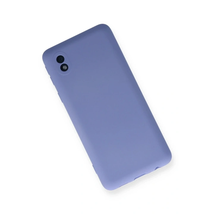 Mey İthalat®  Samsung Galaxy A01 Core Kılıf Nano içi Kadife Silikon - Lila