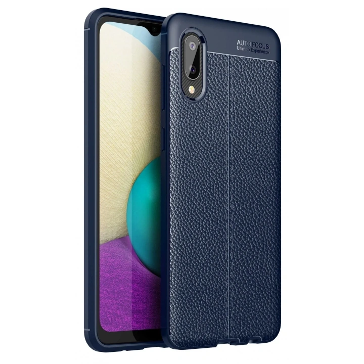 Mey İthalat®  Samsung Galaxy A02 Kılıf Auto Focus Kapak - Lacivert