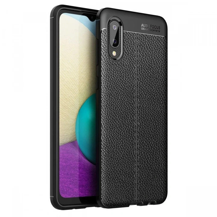 Mey İthalat®  Samsung Galaxy A02 Kılıf Auto Focus Kapak - Siyah