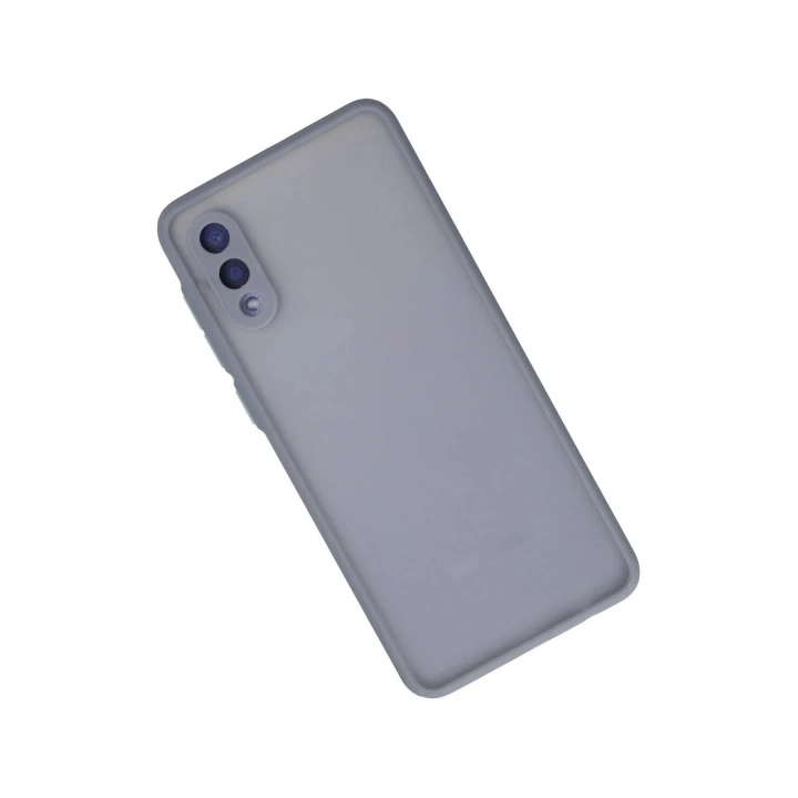 Mey İthalat®  Samsung Galaxy A02 Kılıf Montreal Silikon Kapak - Gri
