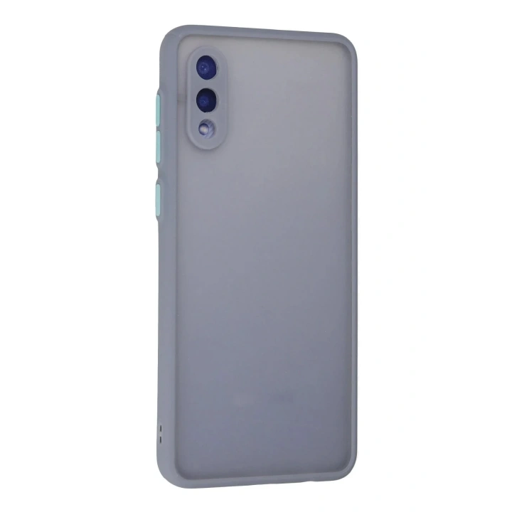 Mey İthalat®  Samsung Galaxy A02 Kılıf Montreal Silikon Kapak - Gri