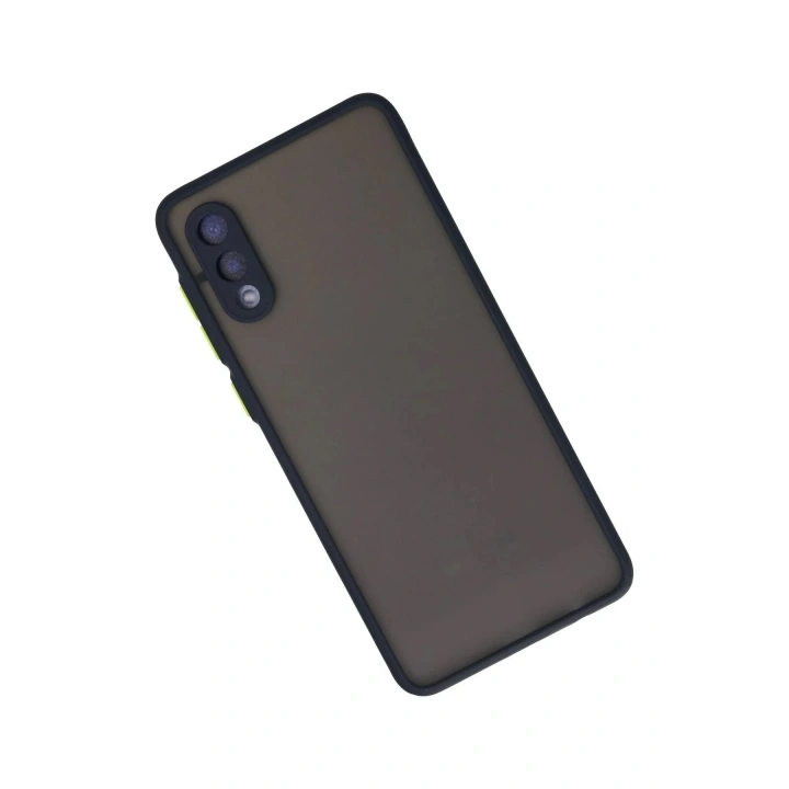 Mey İthalat®  Samsung Galaxy A02 Kılıf Montreal Silikon Kapak - Lacivert