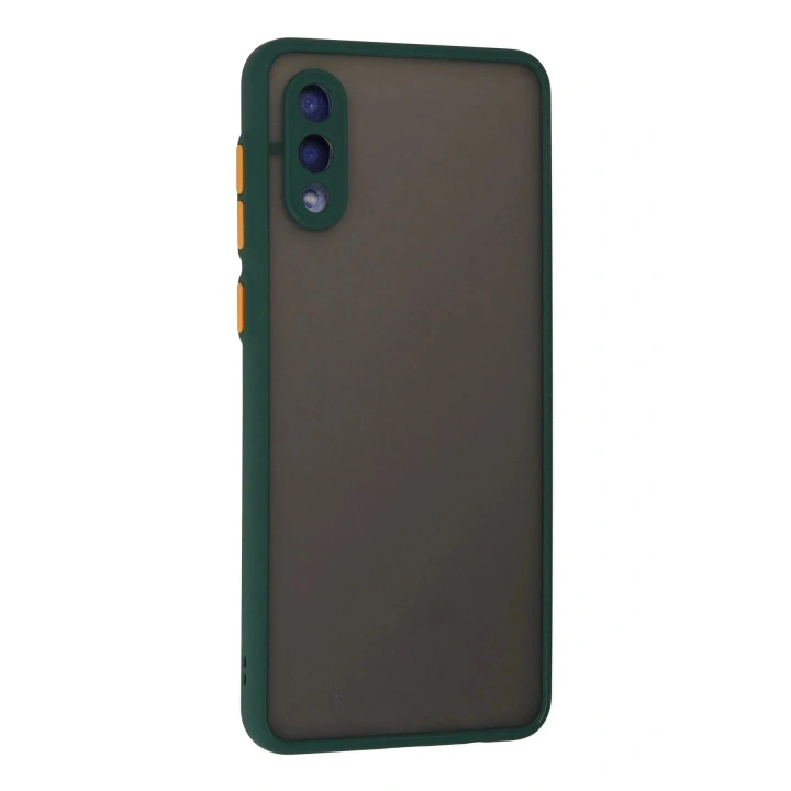 Mey İthalat®  Samsung Galaxy A02 Kılıf Montreal Silikon Kapak - Yeşil