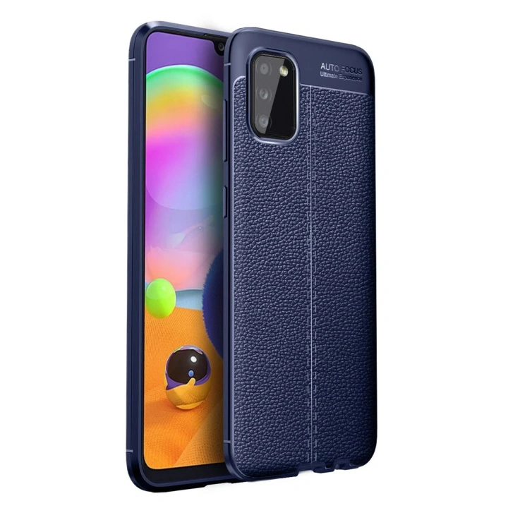 Mey İthalat®  Samsung Galaxy A02S Kılıf Auto Focus Kapak - Lacivert