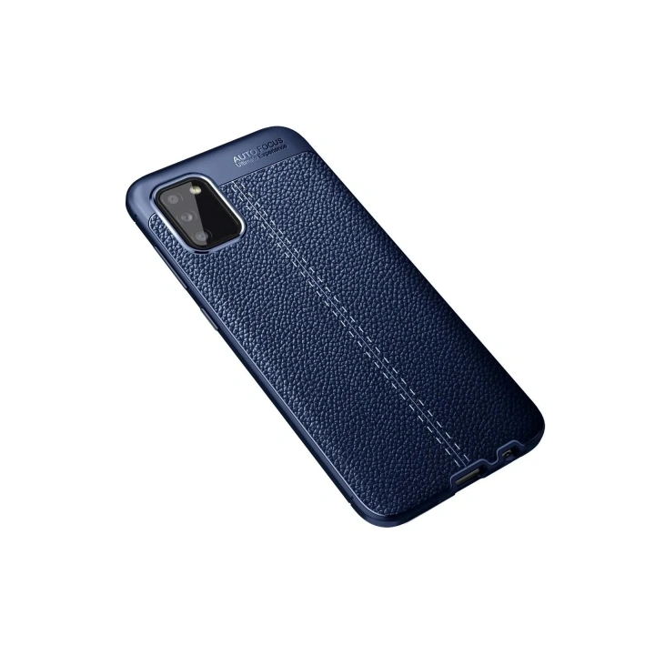 Mey İthalat®  Samsung Galaxy A02S Kılıf Auto Focus Kapak - Lacivert