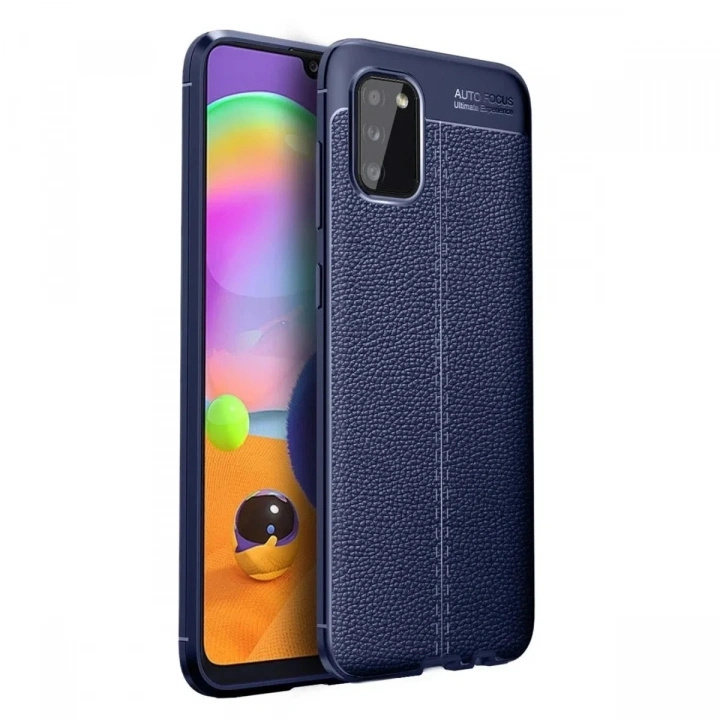 Mey İthalat®  Samsung Galaxy A02S Kılıf Auto Focus Kapak - Lacivert