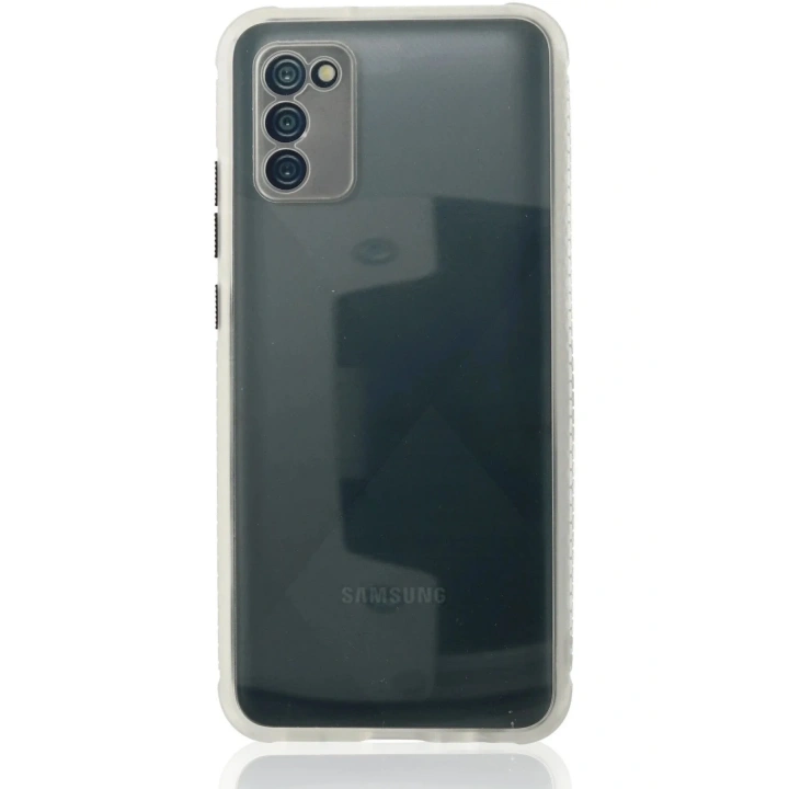 Mey İthalat®  Samsung Galaxy A02S Kılıf Miami Şeffaf Silikon - Şeffaf