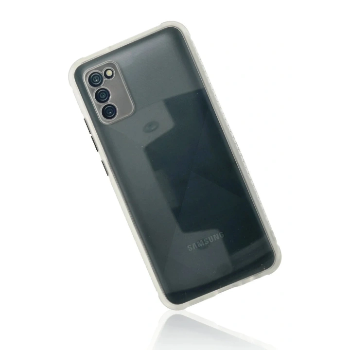 Mey İthalat®  Samsung Galaxy A02S Kılıf Miami Şeffaf Silikon - Şeffaf