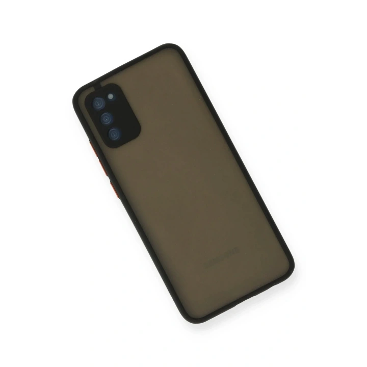 Mey İthalat®  Samsung Galaxy A02S Kılıf Montreal Silikon Kapak - Siyah