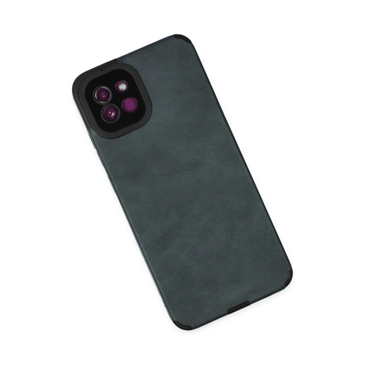 Mey İthalat®  Samsung Galaxy A03 Kılıf Loop Deri Silikon - Lacivert