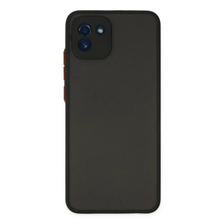 Mey İthalat®  Samsung Galaxy A03 Kılıf Montreal Silikon Kapak - Siyah