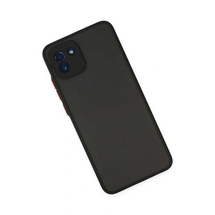 Mey İthalat®  Samsung Galaxy A03 Kılıf Montreal Silikon Kapak - Siyah