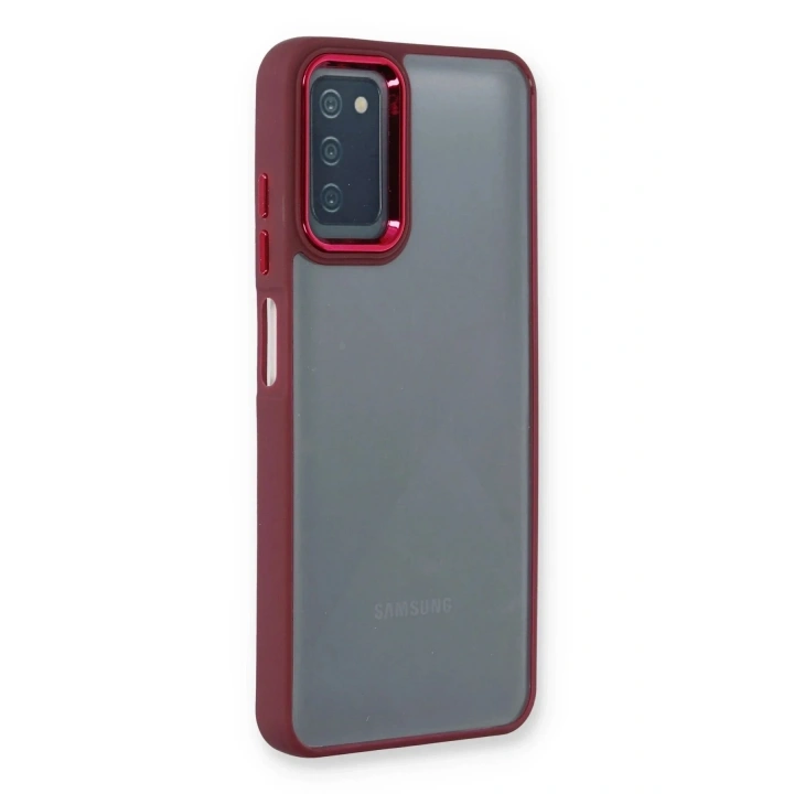 Mey İthalat®  Samsung Galaxy A03S Kılıf Dora Kapak - Kırmızı