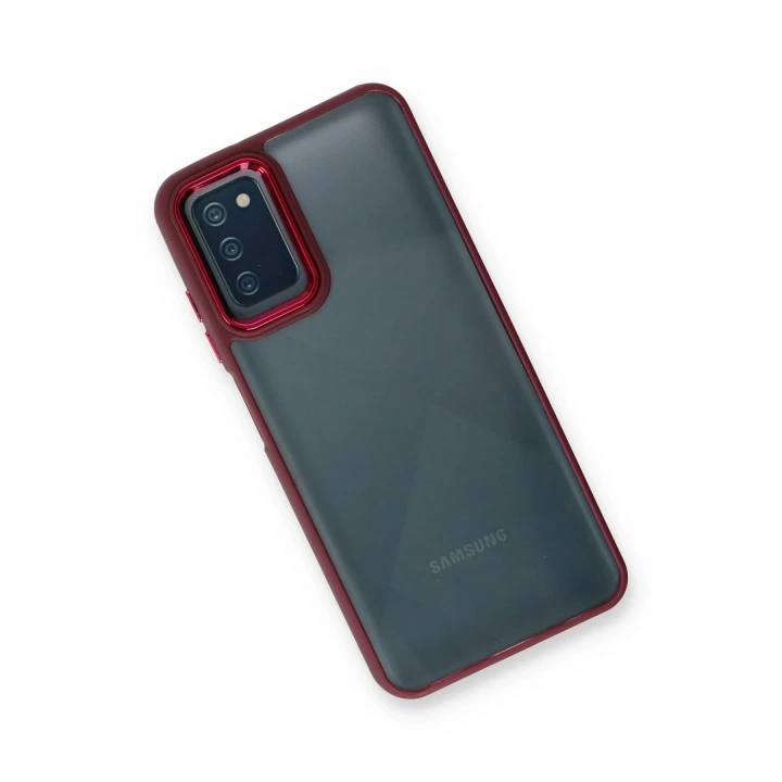 Mey İthalat®  Samsung Galaxy A03S Kılıf Dora Kapak - Kırmızı