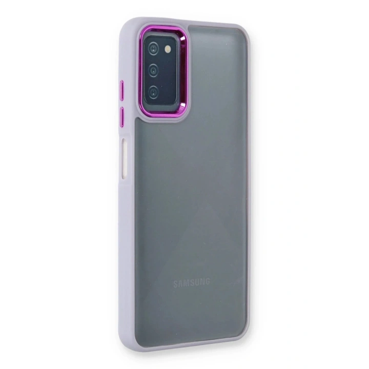 Mey İthalat®  Samsung Galaxy A03S Kılıf Dora Kapak - Lila