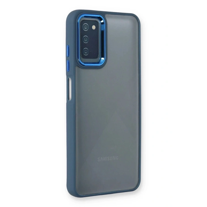 Mey İthalat®  Samsung Galaxy A03S Kılıf Dora Kapak - Mavi