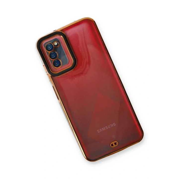 Mey İthalat®  Samsung Galaxy A03S Kılıf Liva Lens Silikon - Siyah