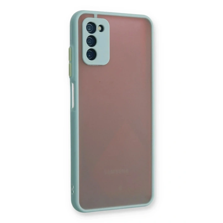 Mey İthalat®  Samsung Galaxy A03S Kılıf Montreal Silikon Kapak - Turkuaz