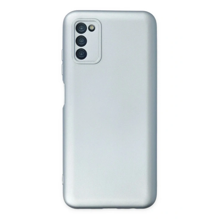 Mey İthalat®  Samsung Galaxy A03S Kılıf Nano içi Kadife Silikon - Sky Blue