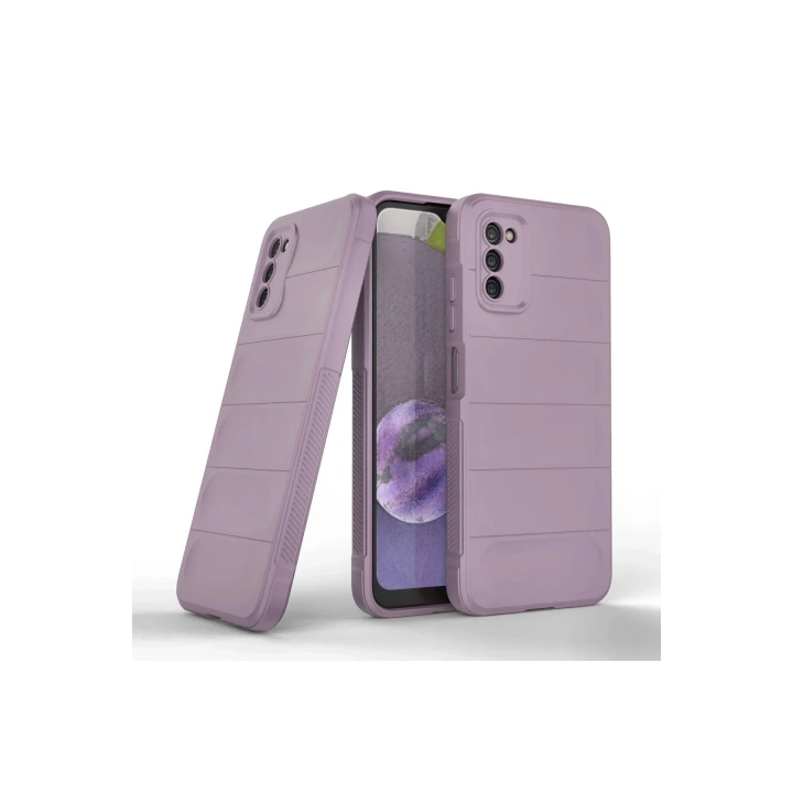 Mey İthalat®  Samsung Galaxy A03S Kılıf Optimum Silikon - Mor