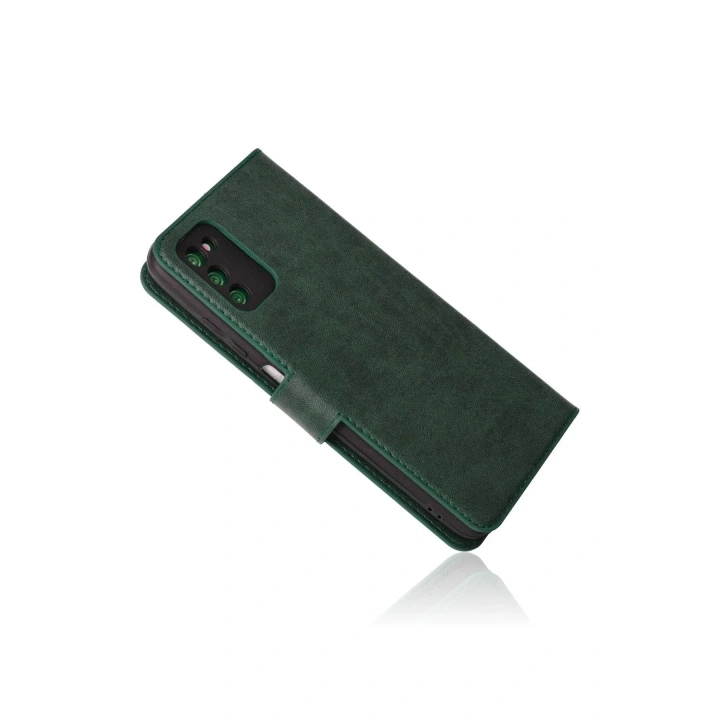 Mey İthalat®  Samsung Galaxy A03S Kılıf Trend S Plus Kapaklı Kılıf - Yeşil