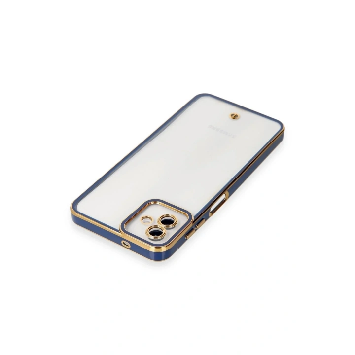 Mey İthalat®  Samsung Galaxy A04 Kılıf Liva Lens Silikon - Mavi